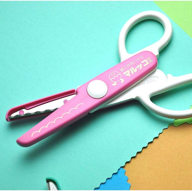 CANARY Kids Craft Scissors for Age 4-8, Extra Safe Decorative Edge Blade [ROUND], Paper Craft Scissors for Preschool and Elementary School Child, Made in JAPAN - Image 4